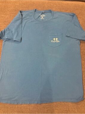Salt Life Men's Teal Pocket Short Sleeve T-Shirt